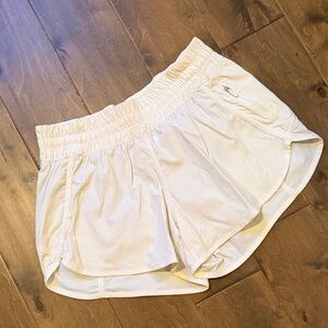 Lululemon Athletica White Athletic Shorts
